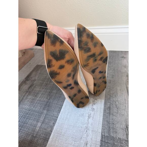 Rothy's The Point Ballet Flats in Ecru Size 8 - Picture 4 of 7